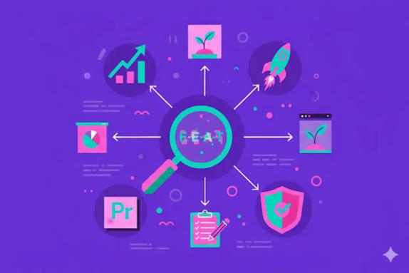 Illustration representing Digital Pr For E E A T: Growth Playbook with Checklists