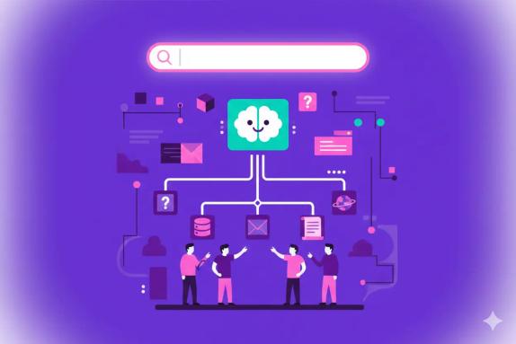 Illustration representing Answer Engine Optimization: Playbook for AI Search Teams
