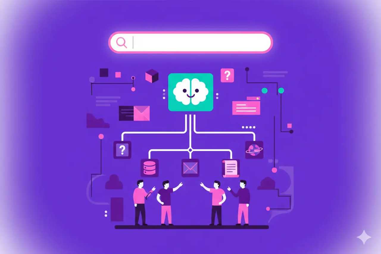 Illustration representing Answer Engine Optimization: Playbook for AI Search Teams