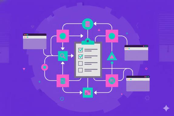 Illustration representing How To Implement Schema Markup: Framework & Checklist