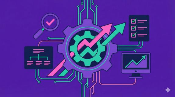 Illustration representing Technical SEO Prompts: Growth Playbook with Checklists