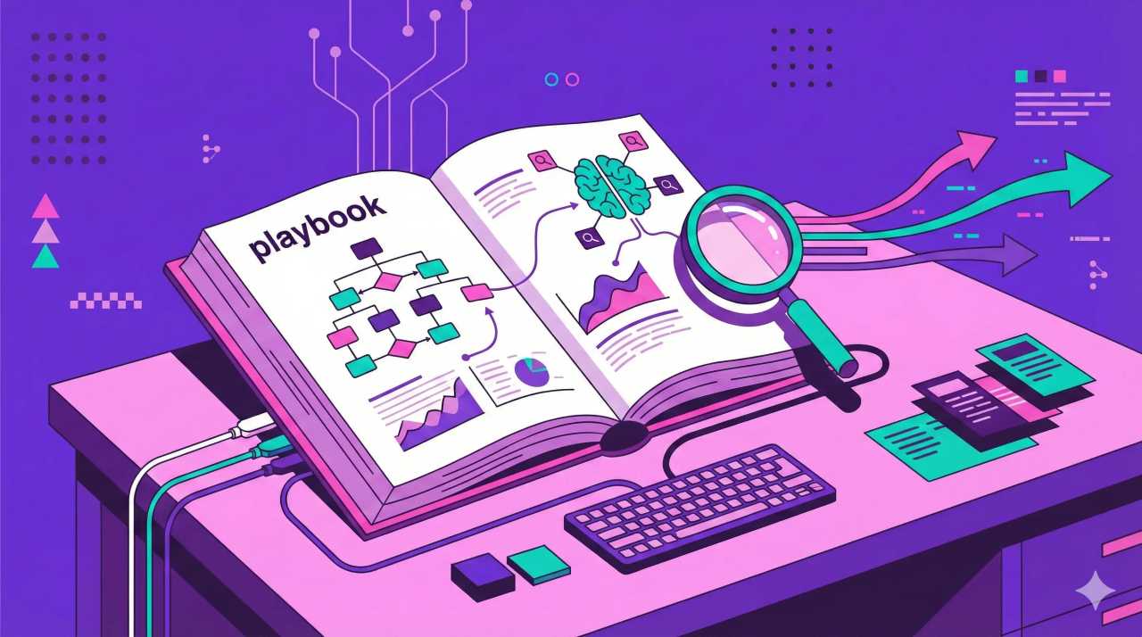 Illustration representing What Is Structured Data: Traffic Playbook for AI Search