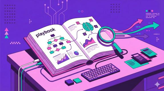 Illustration representing What Is Structured Data: Traffic Playbook for AI Search