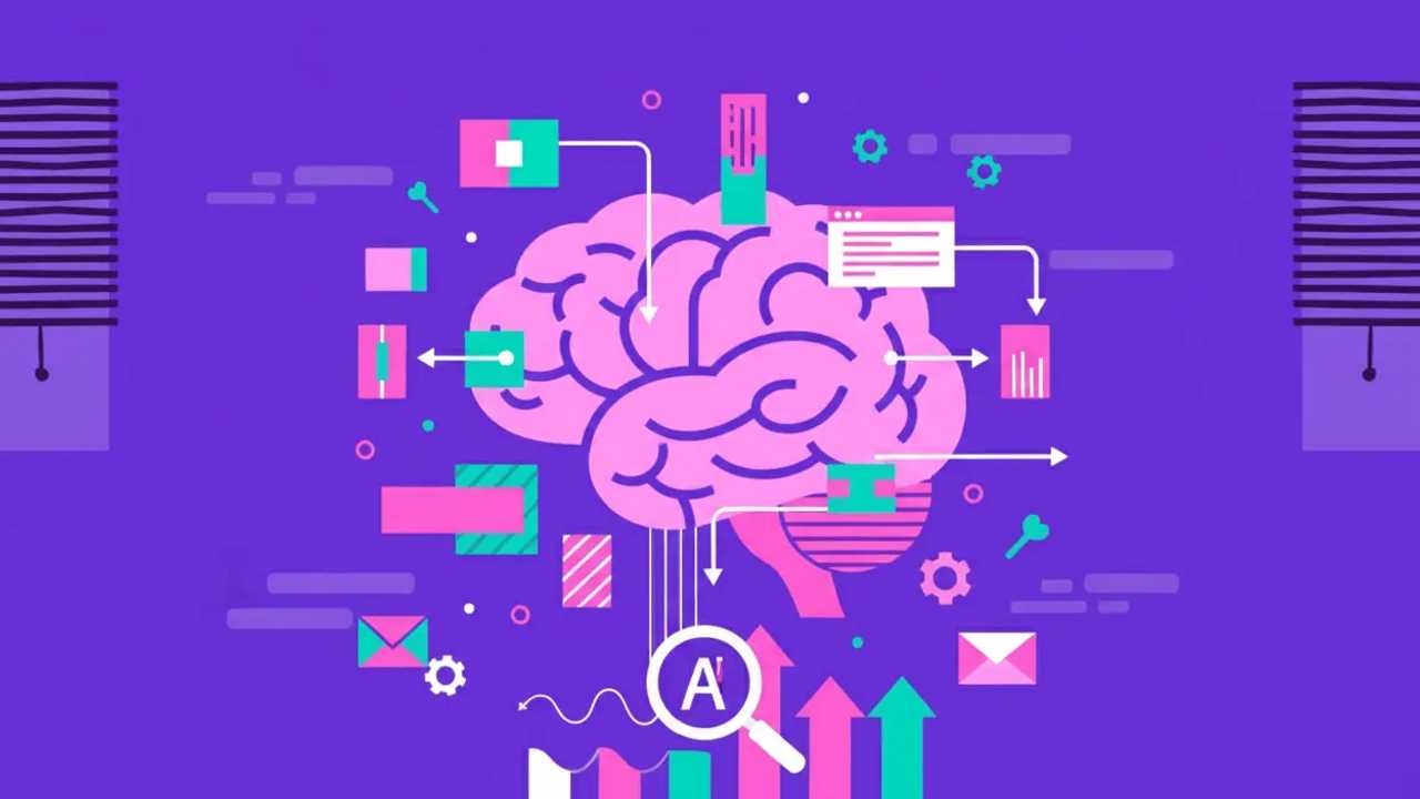 Illustartion showing content chunk optimization for AI search