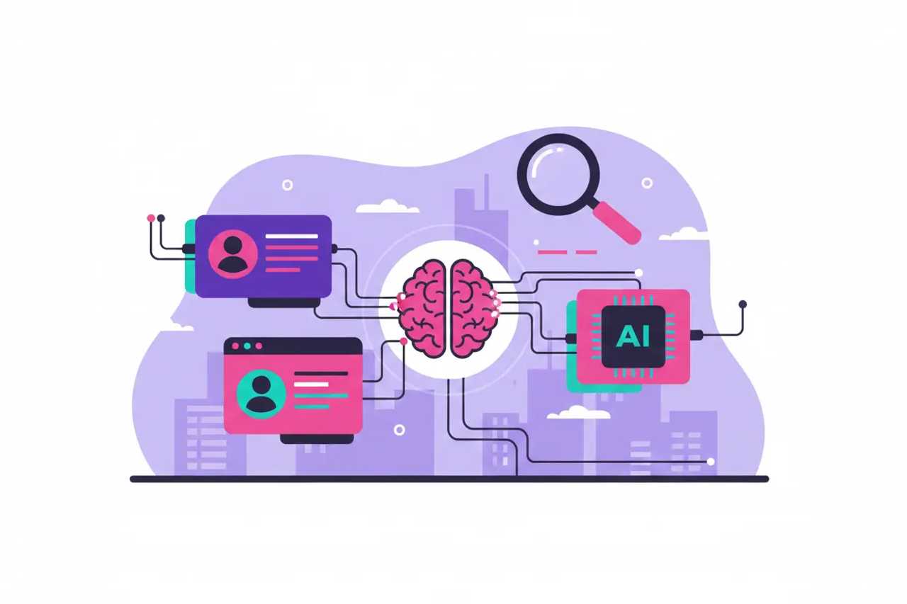 Illustration representing Author Entity Optimization: Playbook for AI Search Teams