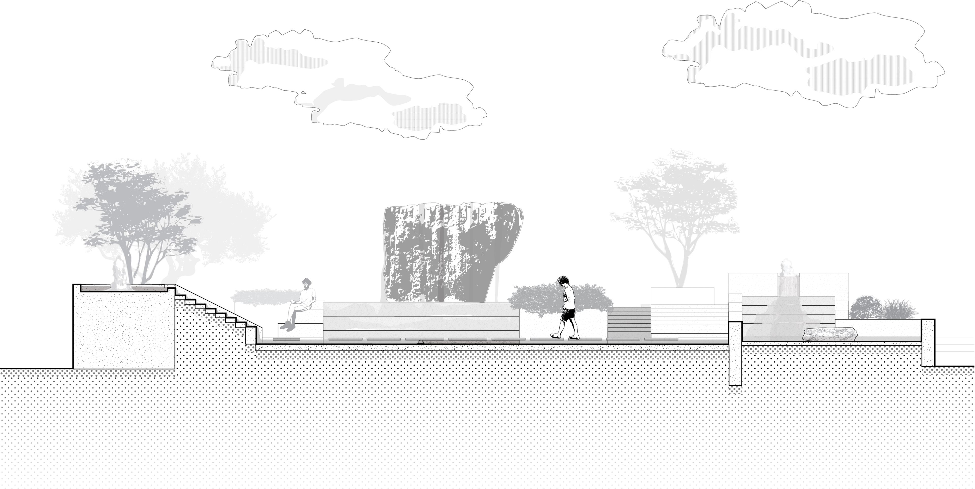 a representation of levis plaza