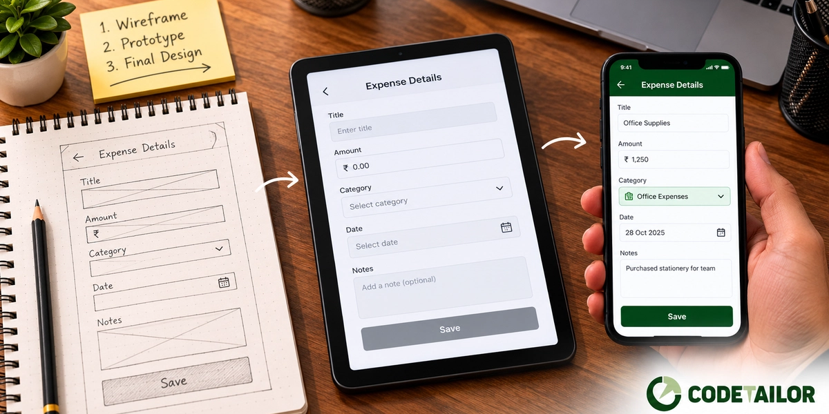 Wireframe, prototype, build: what each stage decides
