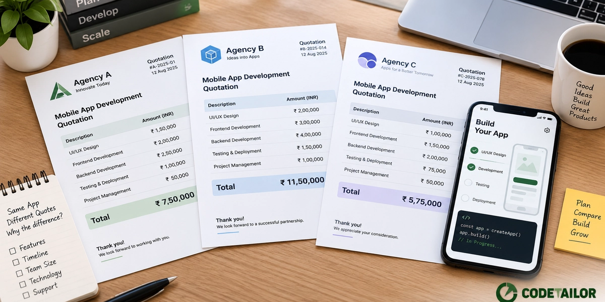 How much does it cost to develop a mobile app in India?