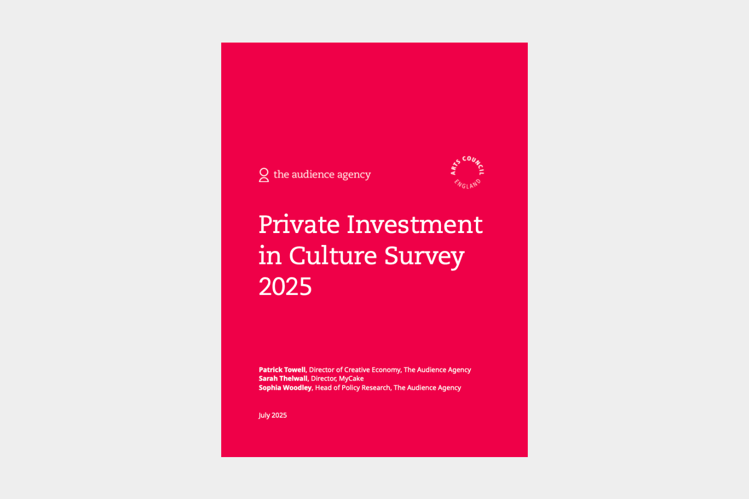 Image for Private Investment in Culture Survey 2025