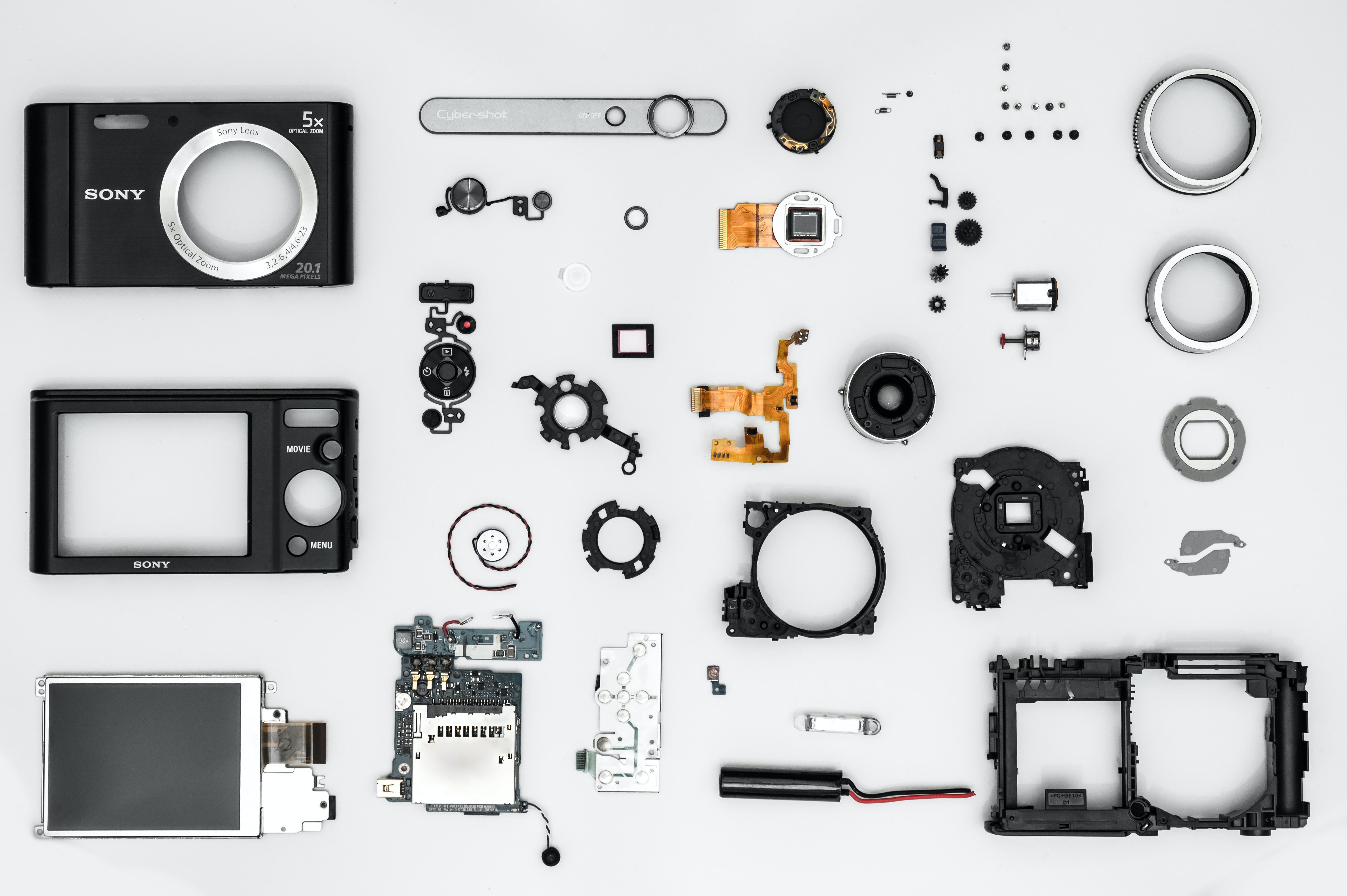 Photo of camera parts