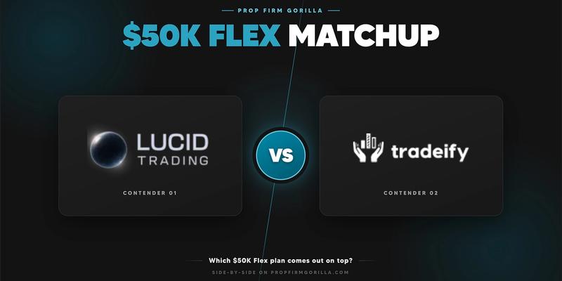 Tradeify Select Flex $50K vs Lucid Trading LucidFlex $50K: Full Rule-by-Rule Comparison