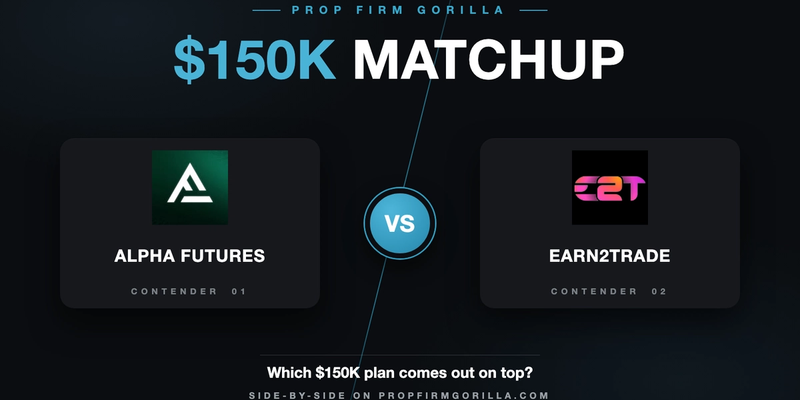 Alpha Futures Advanced Plan $150K vs Earn2Trade $150K Gauntlet Mini: Full Rule-by-Rule Comparison