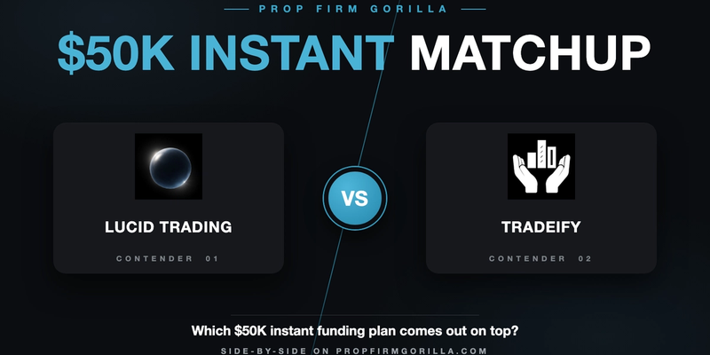 Lucid Trading LucidDirect $50K vs Tradeify Lightning Funded $50K: Full Rule-by-Rule Comparison