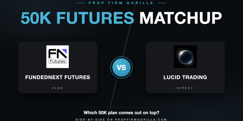 FundedNext Futures Flex $50K vs Lucid Trading LucidDirect $50K: Full Rule-by-Rule Comparison