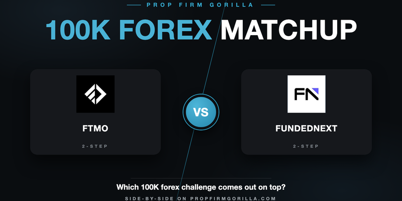 FTMO Standard 2 Step $100K vs FundedNext Stellar 2 Step $100K: Full Rule-by-Rule Comparison