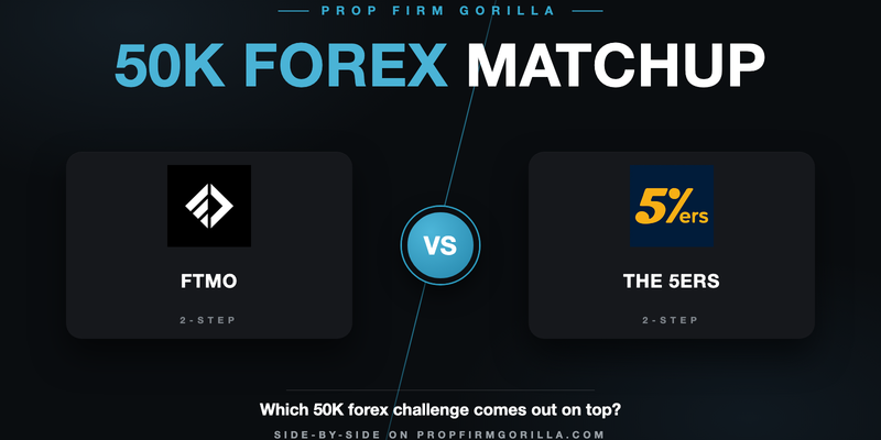 FTMO Standard 2 Step $50K vs The 5ers 2 Step New $50K: Full Rule-by-Rule Comparison