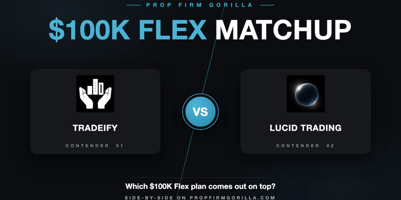 Tradeify Select Flex $100K vs Lucid Trading LucidFlex $100K: Full Rule-by-Rule Comparison