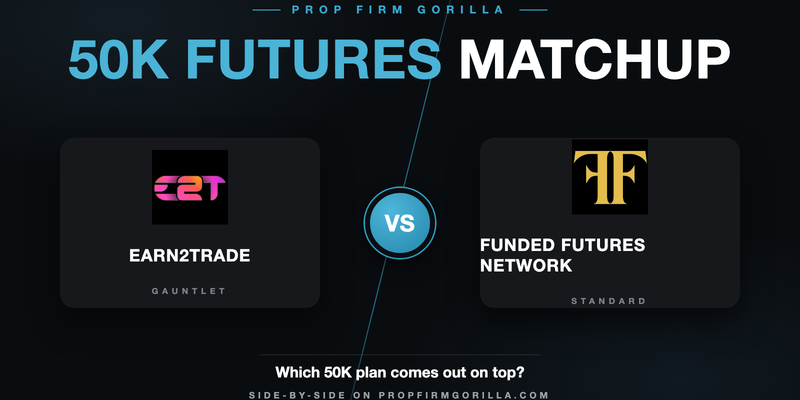 Earn2Trade $50K Gauntlet Mini vs Funded Futures Network Standard Max $50K: Full Rule-by-Rule Comparison