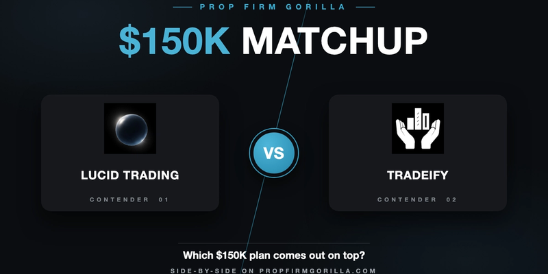 Lucid Trading LucidFlex $150K vs Tradeify Growth $150K: Full Rule-by-Rule Comparison