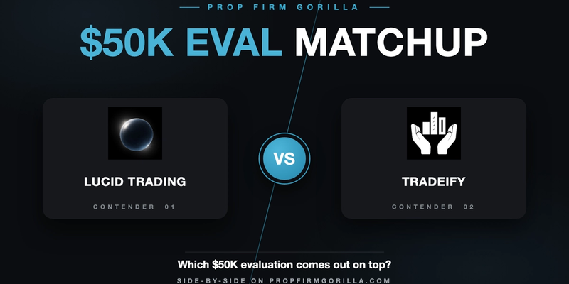 Lucid Trading LucidPro $50K vs Tradeify Growth $50K: Full Rule-by-Rule Comparison