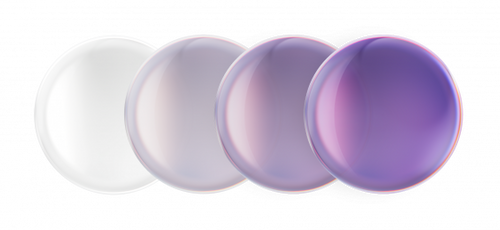 Lentes marcaTransitions color amatista
