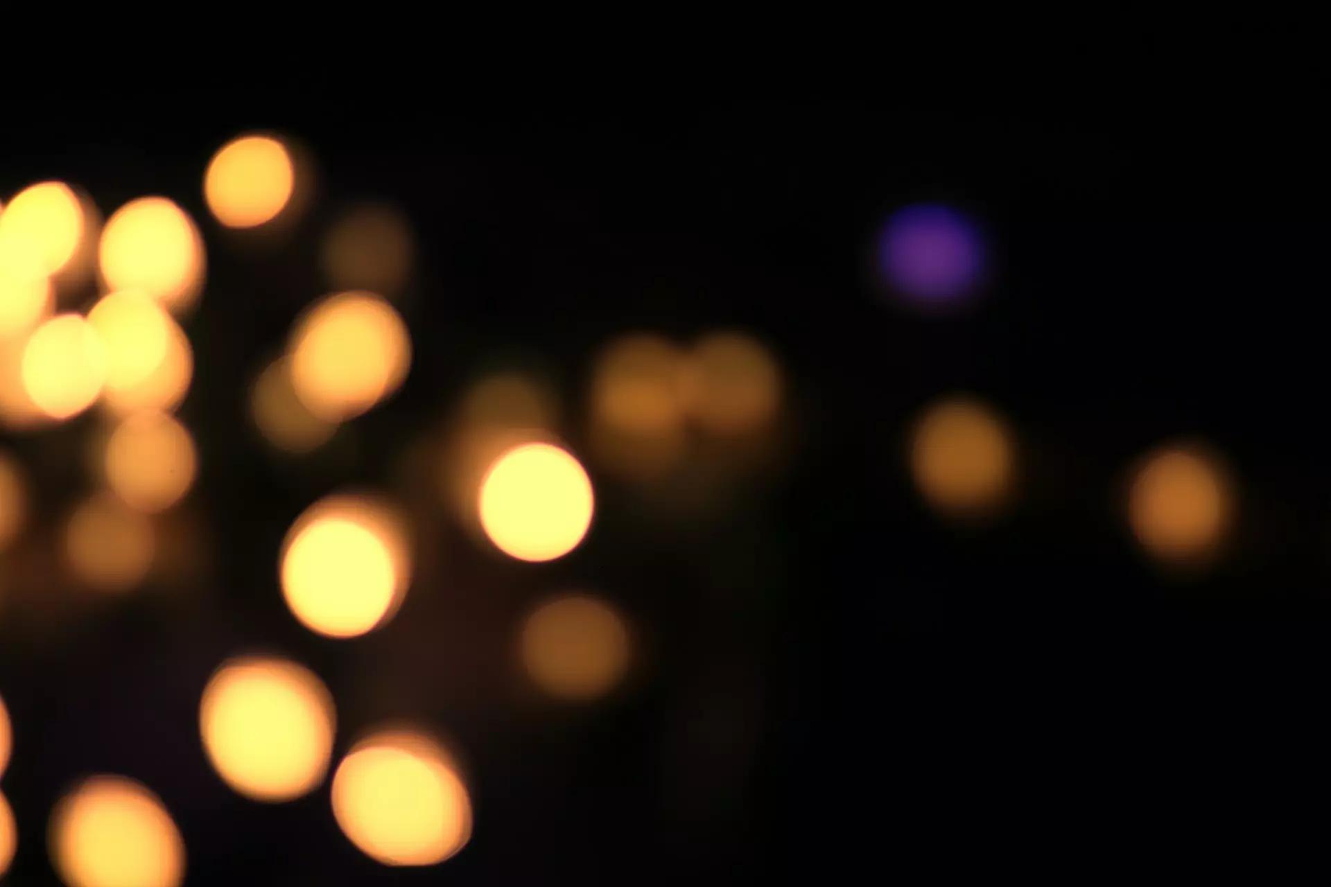 Efecto bokeh.