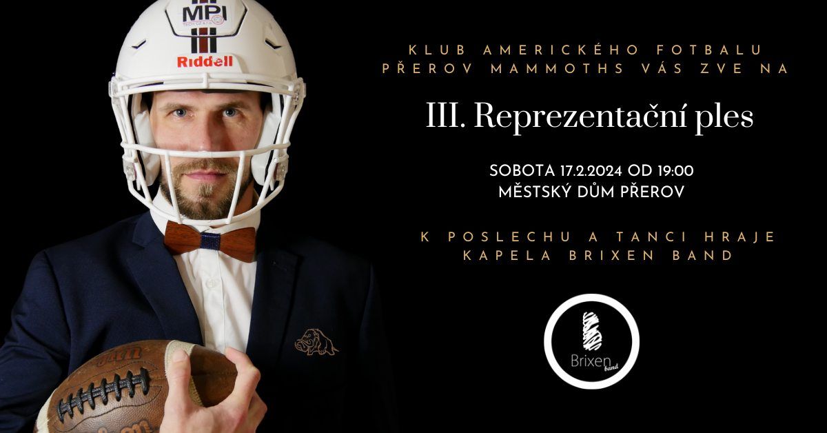 III. Reprezentační ples Přerov Mammoths