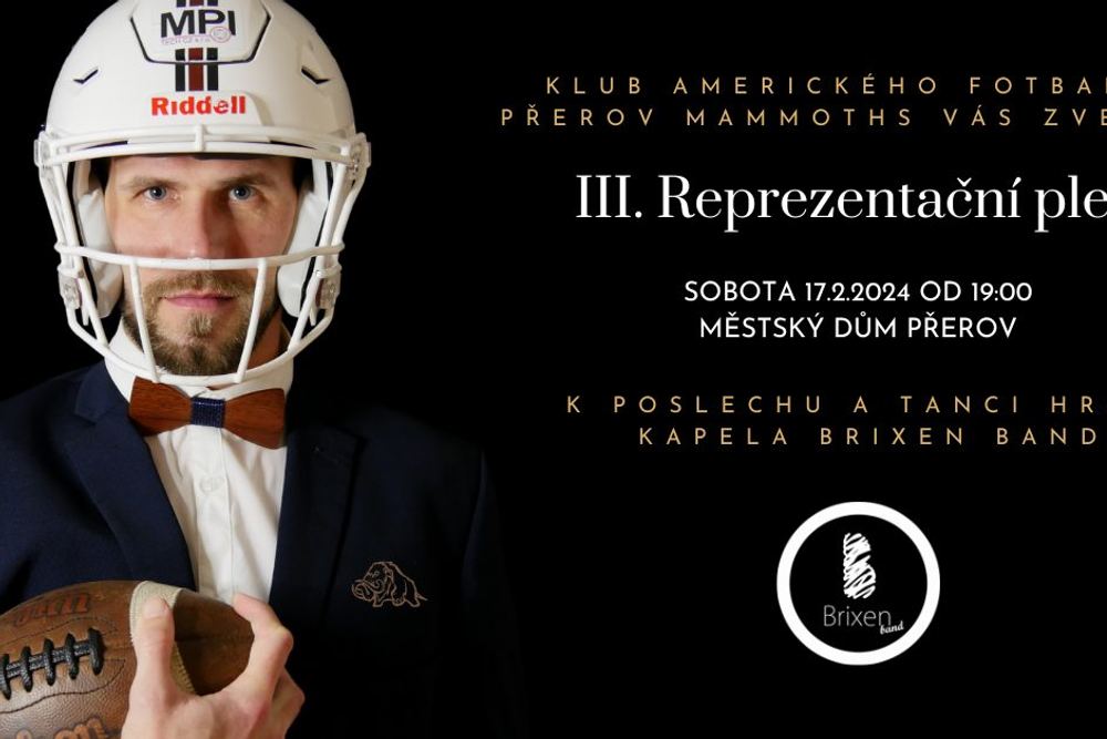 III. Reprezentační ples Přerov Mammoths