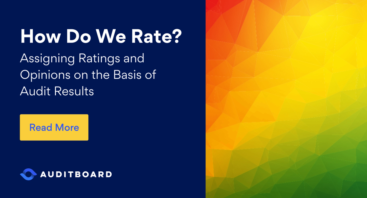 How Do We Rate? Assigning Ratings and Opinions on the Basis of Audit ...