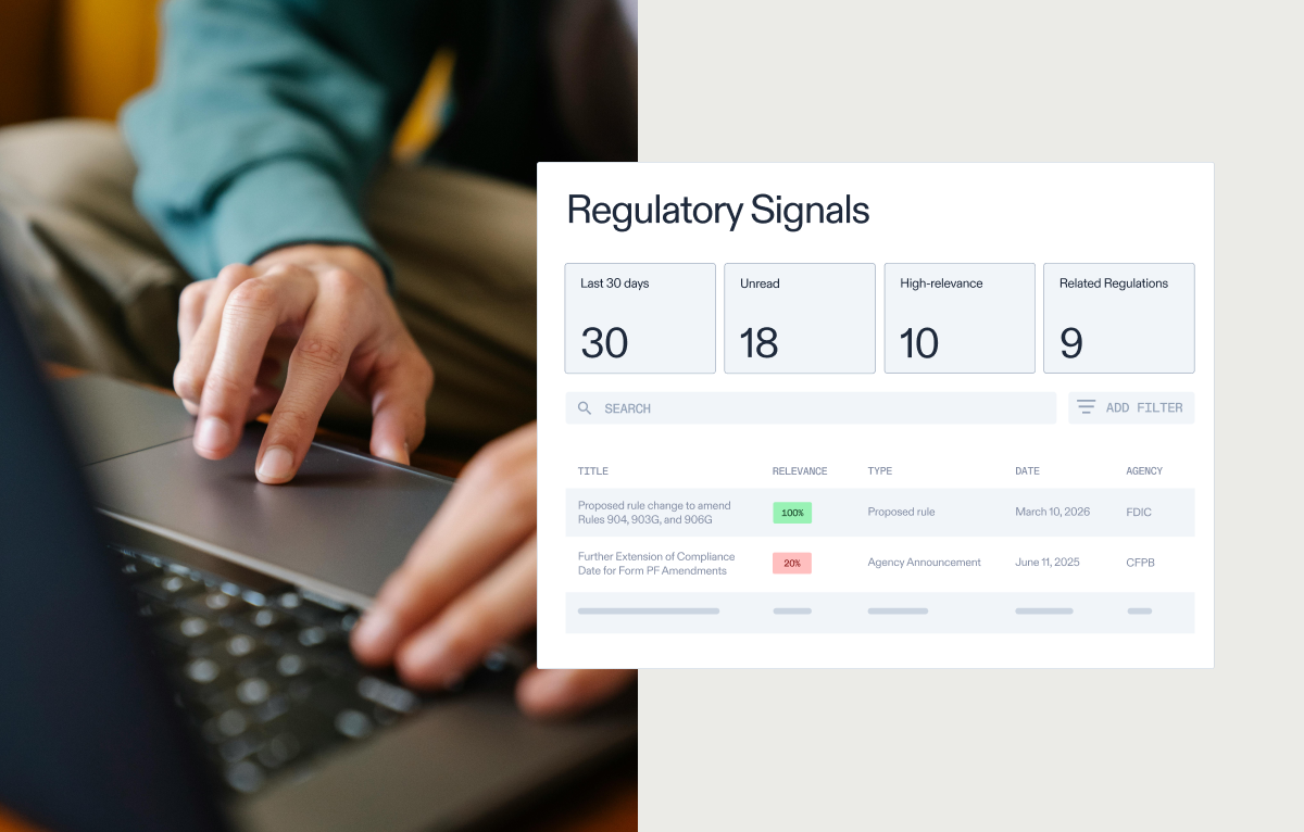 horizon scanning regulatory signals