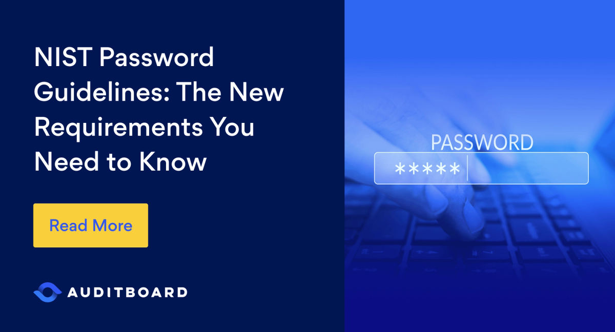 NIST Password Guidelines