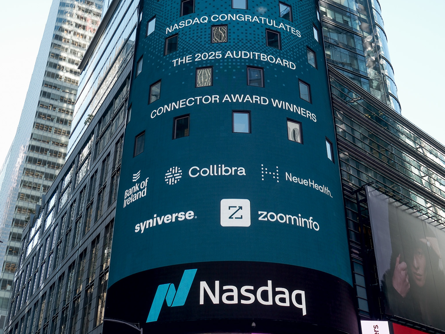 Connector Awards on Nasdaq Billboard
