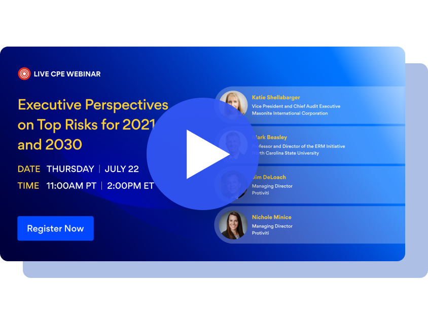 Executive Perspectives on Top Risks for 2021 and 2030