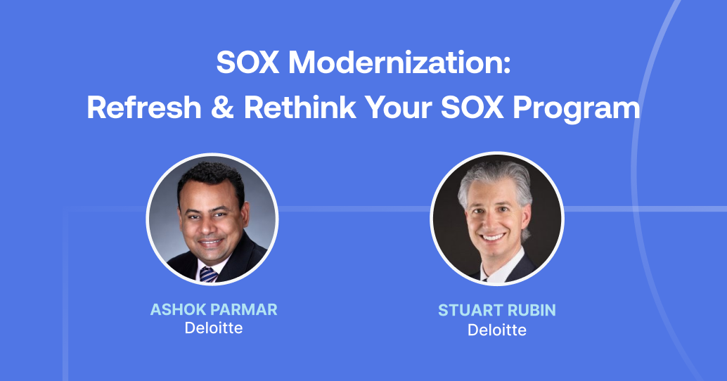 SOX Modernization: Refresh & Rethink Your SOX Program