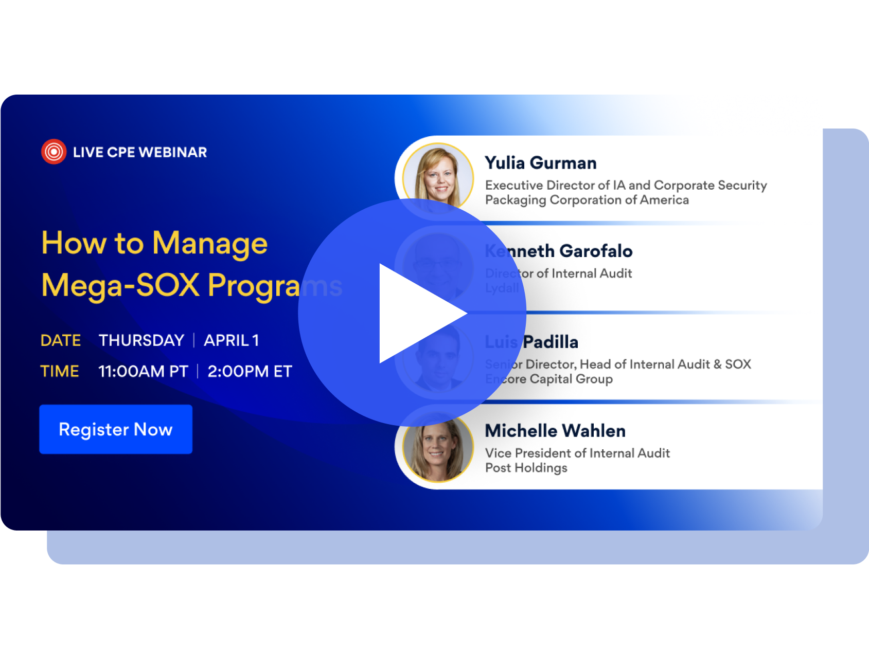How to Manage Mega-SOX Programs