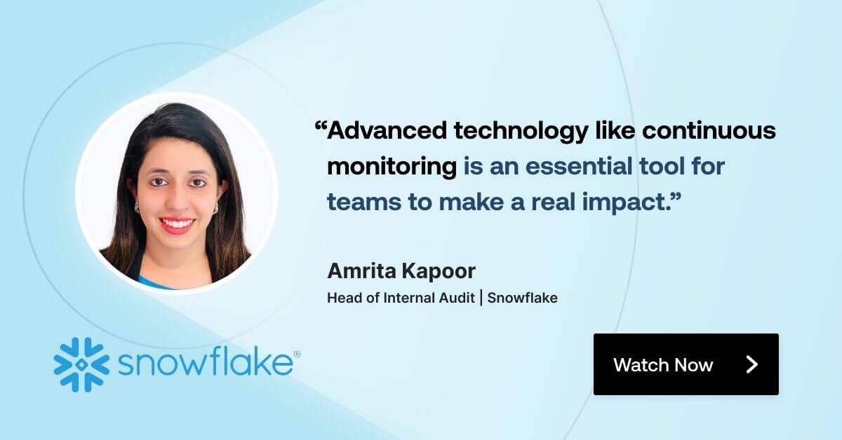 How Snowflake Uses Continuous Monitoring to Proactively Identify Risk