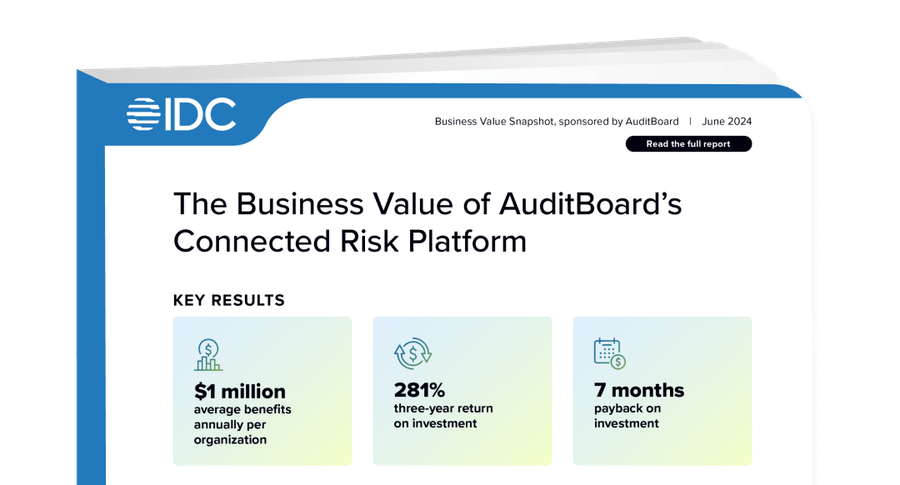 Optro Risk The Business Value of Optro's Connected Risk Platform