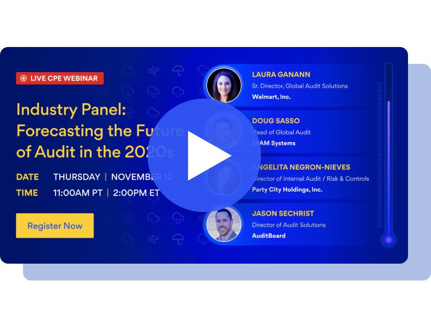 Industry Panel: Forecasting the Future of Audit in the 2020s