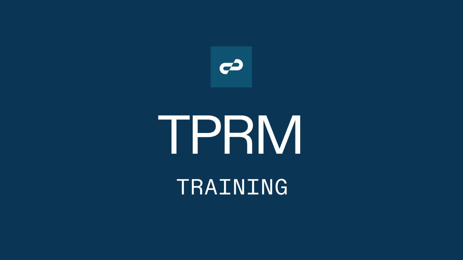 TPRM training graphic