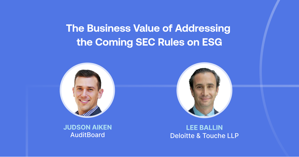 The Business Value of Addressing the Coming SEC Rules on ESG