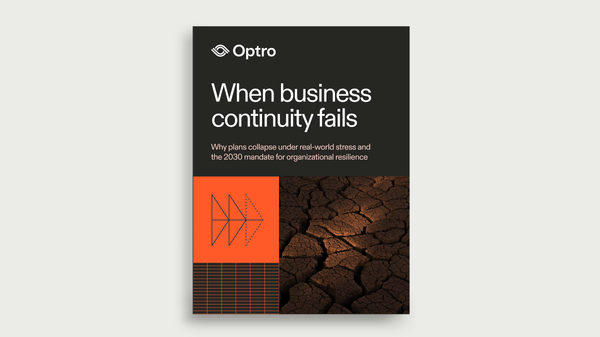 When business continuity fails report cover