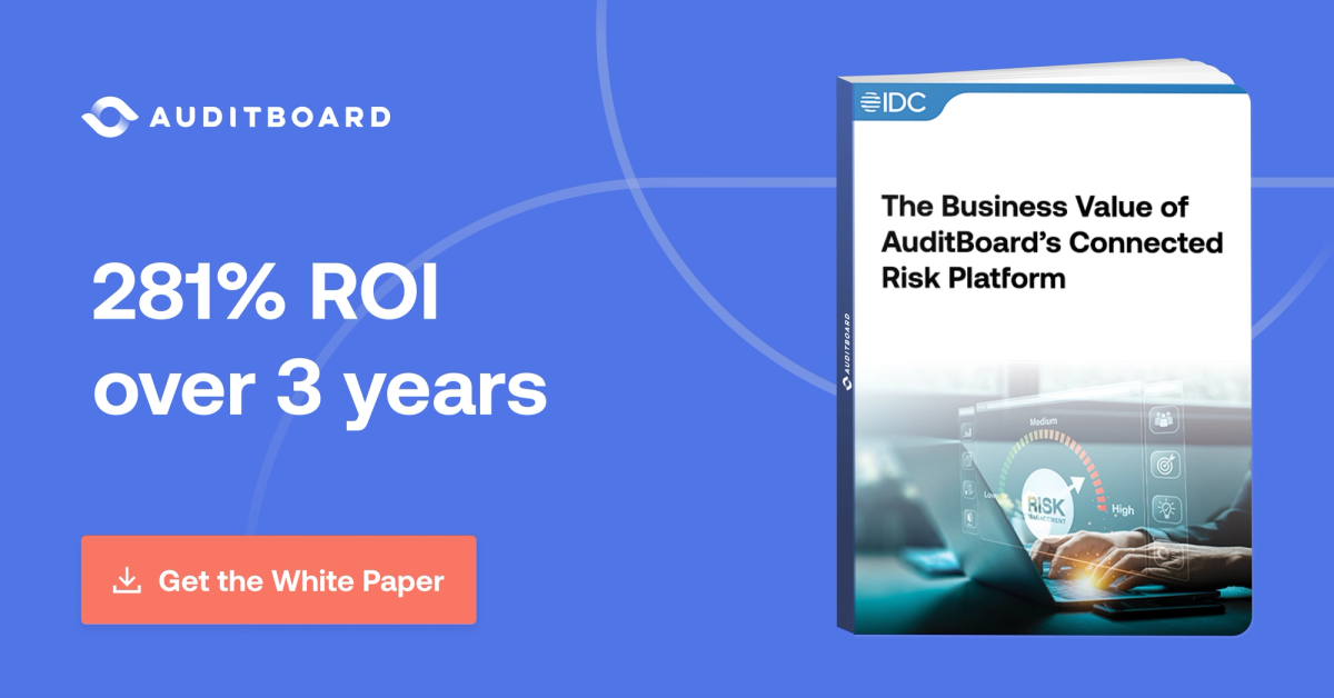 Optro Risk The Business Value of Optro's Connected Risk Platform