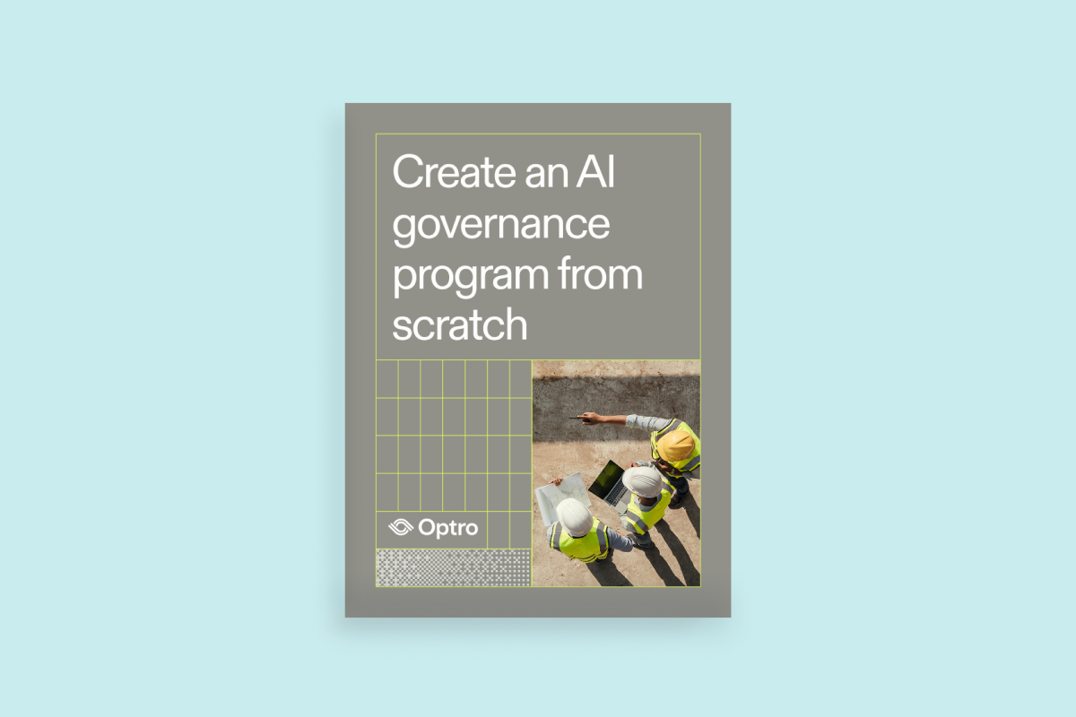 image of AI governance eBook cover