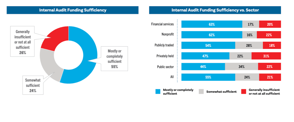 internal audit staffing graph