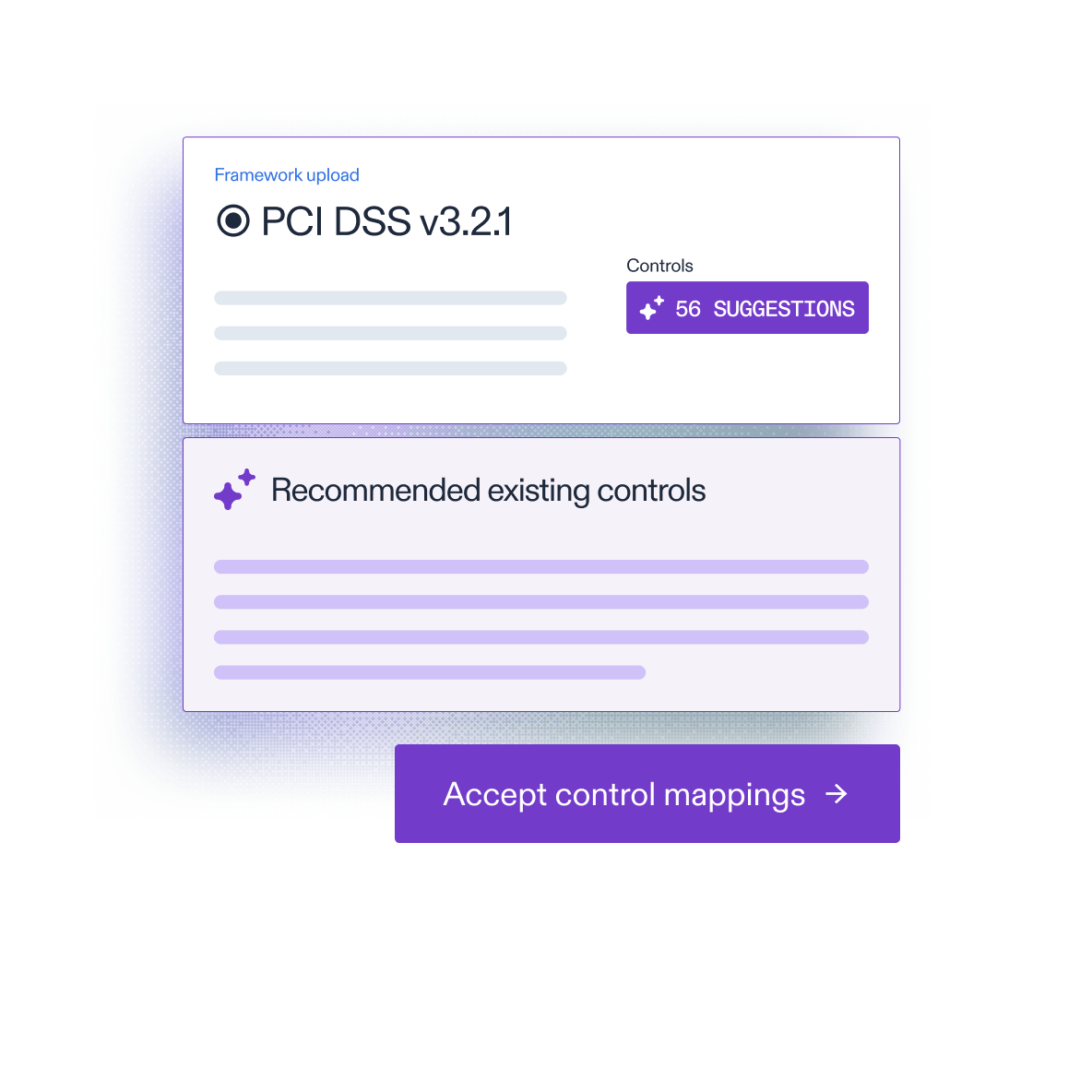 Optro AI automatically recommending exisiting control mappings