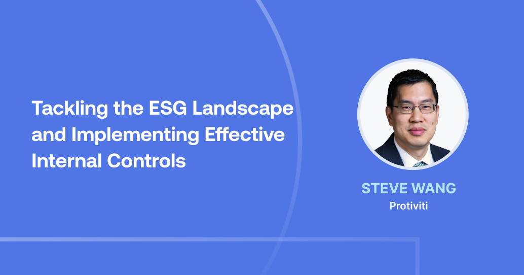 Tackling the ESG Landscape and Implementing Effective Internal Controls