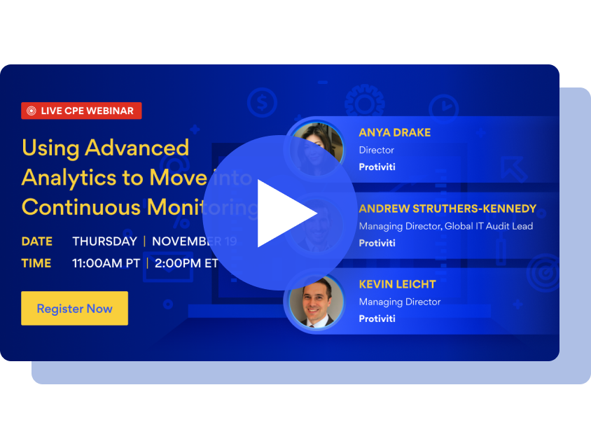 Using Advanced Analytics to Move into Continuous Monitoring