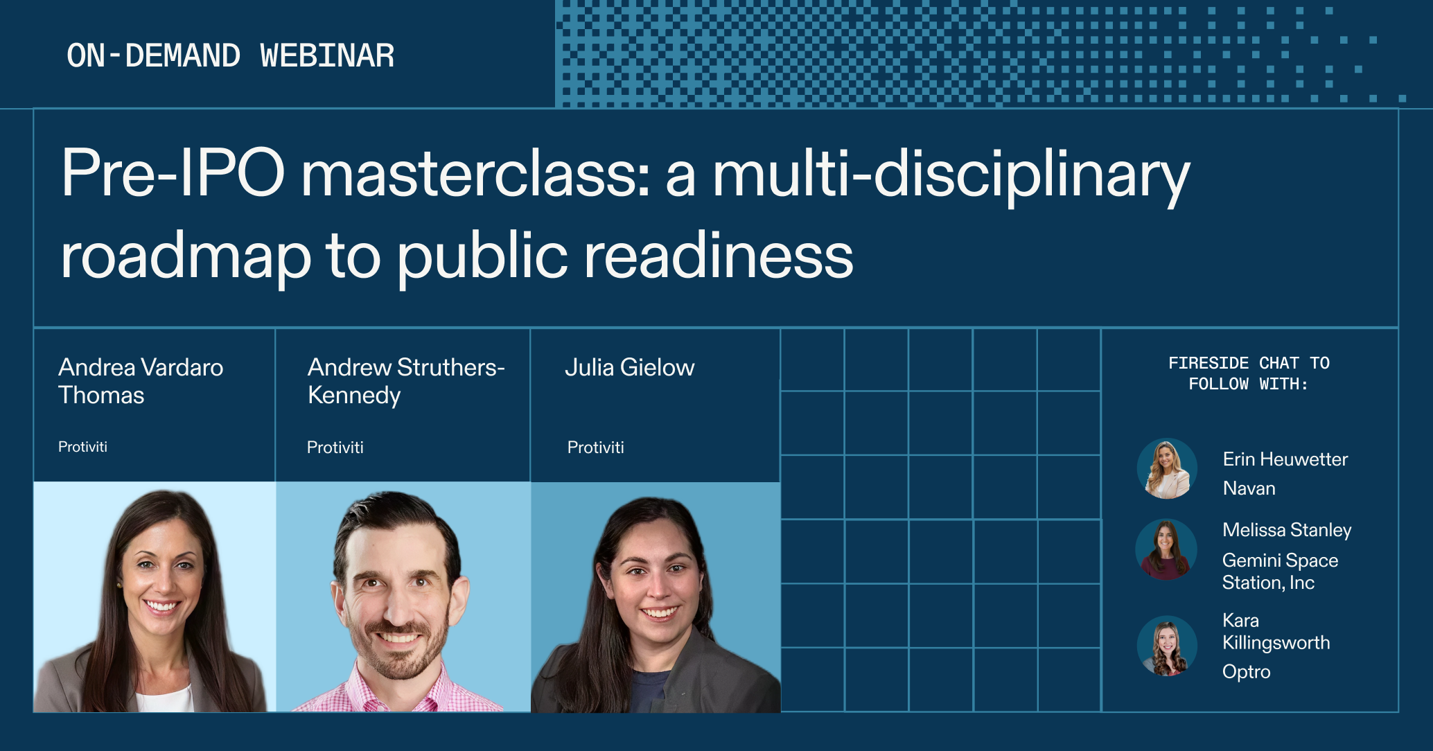 Pre-IPO masterclass: A multi-disciplinary roadmap to public readiness