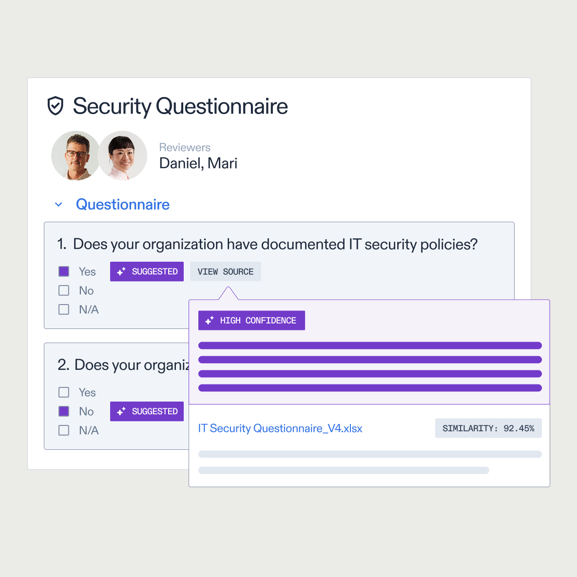 Optro AI automatically inputing data from vendor submission form