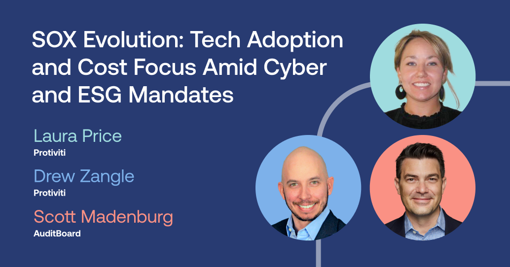 SOX Evolution: Tech Adoption and Cost Focus Amid Cyber and ESG Mandates